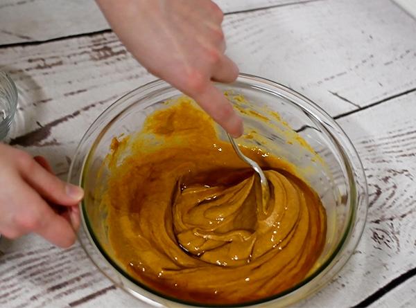 Pumpkin Brownies - Step 3